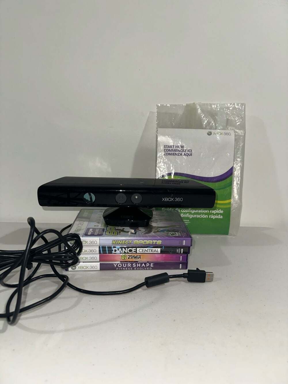 Microsoft Xbox 360 Kinect Sensor Bundle With Games